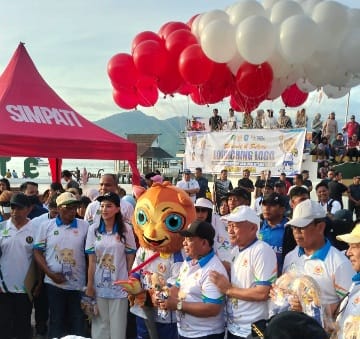 Ratusan Warga Ternate Padati Peluncuran Logo dan Maskot Porprov V Malut