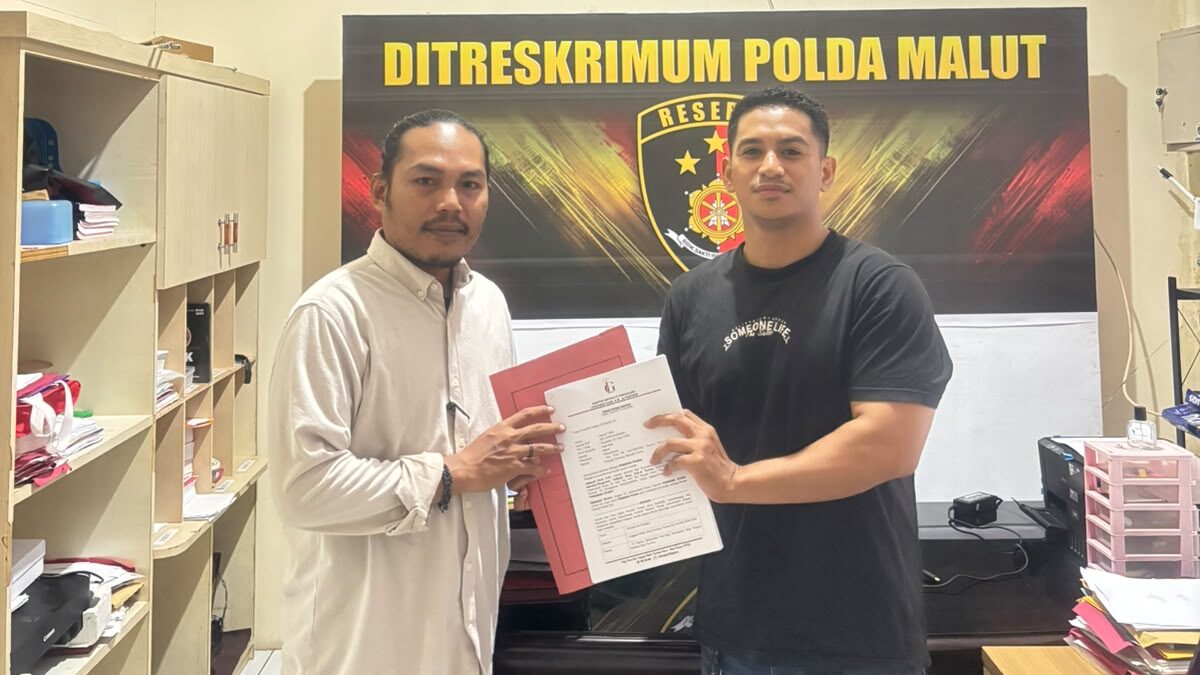 Kuasa Hukum Agusti Talib Resmi Laporkan Nurjaya Hi. Ibrahim ke Polda Malut