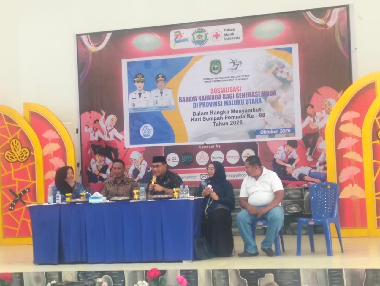 Jelang Sumpah Pemuda ke-98, Pelajar Ternate Dibekali Edukasi Bahaya Narkoba